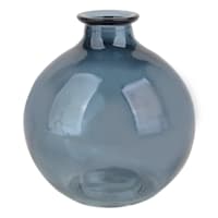 Blue Glass Bud Vase, 5"