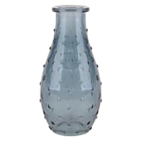 Blue Glass Bud Vase, 5.5"