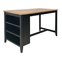 Elora Kitchen Island - Black