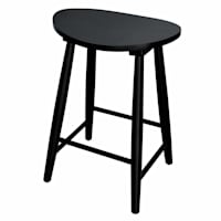 Honeybloom Hayley Counter Stool, Black