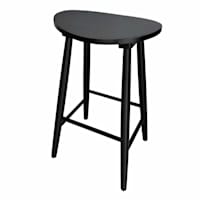 Honeybloom Hayley Barstool, Black