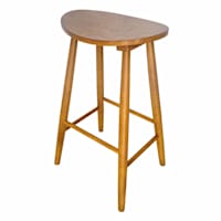 Hayley Barstool, Rustic Natural Finish