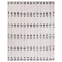 (D613) Tracey Boyd Palermo Grey & White Washable Area Rug, 8x10