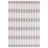 (D613) Tracey Boyd Palermo Grey & White Washable Area Rug, 5x8