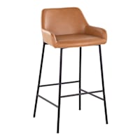 Honeybloom Destin Barstool, Cognac
