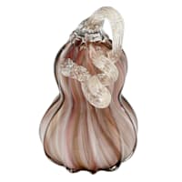 Willow Crossley Brown Glass Gourd, 7"