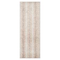 (D614) Crosby St. Roma Neutral Fawn Print Runner, 2x7