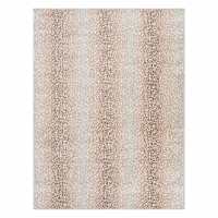(D614) Crosby St. Roma Neutral Fawn Print Area Rug, 5x7