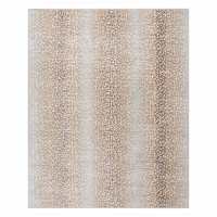 (D614) Crosby St. Roma Neutral Fawn Print Area Rug, 8x10