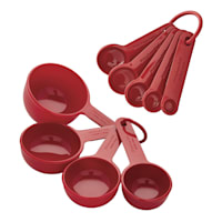 KitchenAid Universal Measuring Cups & Spoons Set, Red