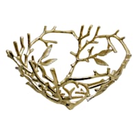 Providence Gold Decorative Bowl, 14x7