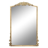 Providence Golden Frame Mirror, 11.7"