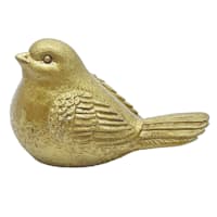 Providence Gold Resin Bird Table Decor, 4.7"