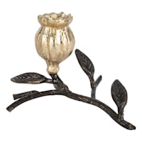 Providence Branch Metal Candle Holder, 6"