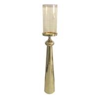 Providence Gold Oversized Hurricane Candle Holder, 34"