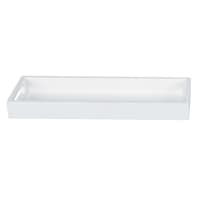 Crosby St. White Decorative Tray, 15x5x2