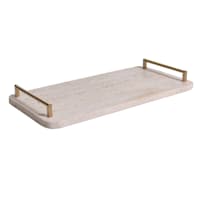 16X8 Travertine Tray
