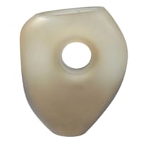 Crosby St. Brown Glass Vase, 10"