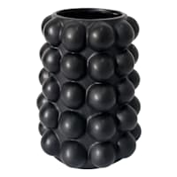 Crosby St. Black Bubble Vase, 6"