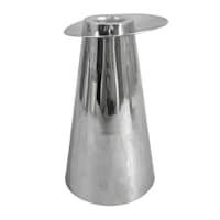 Crosby St. Silver Pillar Candle Holder, 5"