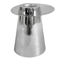 Crosby St. Silver Pillar Candle Holder, 3"