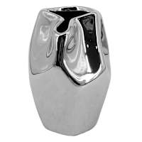Remi Vase 6In Polished Silver