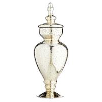 Providence Gold Mercury Glass Jar, 16.5"