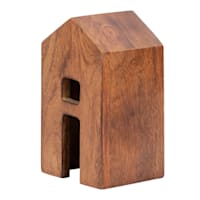 Honeybloom Wooden Decorative House, 6"