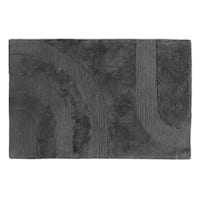 Summit Charcoal Tufted Bath Rug, 20x30