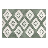 Oxford Green Tufted Bath Rug, 20x30