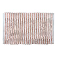 Pink Chenille Loop Cotton Bath Rug, 20x30