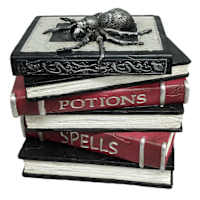 Spellbound Books with Spider, 7.4"