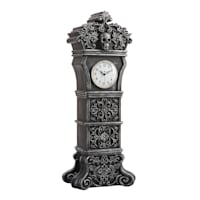 Midnight Shadows Black Halloween Clock, 27"