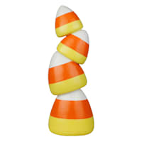 Happy Haunting Stacked Candy Corn, 18.1"