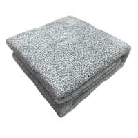 Dark Grey Cozy Plush Throw Blanket, 50x60