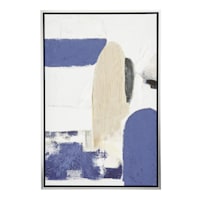 Crosby St. Framed Abstract Canvas Wall Art, 24x36
