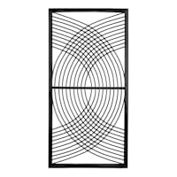 Found & Fable Black Bamboo Wall Decor, 18x35