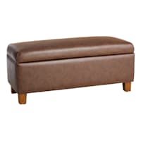 Mason Storage Bench - Brown