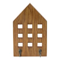 Honeybloom 2-Hooks Brown Wall Hook, 6x10