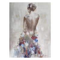 Providence Garden Gown Canvas Wall Art, 30x40