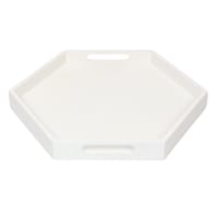 White Acacia Tray, 17x7x2