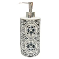 Found & Fable Hannah Black Soap Dispenser, 7.9"