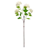 Willow Crossley White Hydrangea Floral Stem, 30"