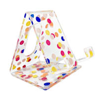 Oh Joy! Clear Confetti Acrylic Phone Holder
