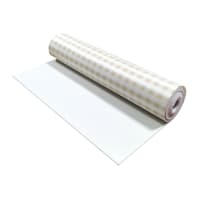 Beige & White Buffalo Check Shelf Liner, 12x300