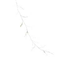 Battery Operated Warm White LED Birch Garland, 6'