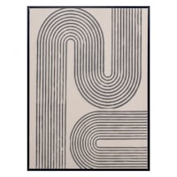 Crosby St. Framed Abstract Lines Canvas Wall Art, 18x24