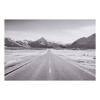 Ty Pennington Black & White Road Canvas Wall Art, 26x24
