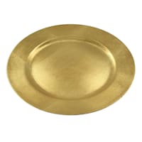 Shiny Gold Charger Plate, 13"