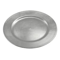 Shiny Silver Charger Plate, 13"